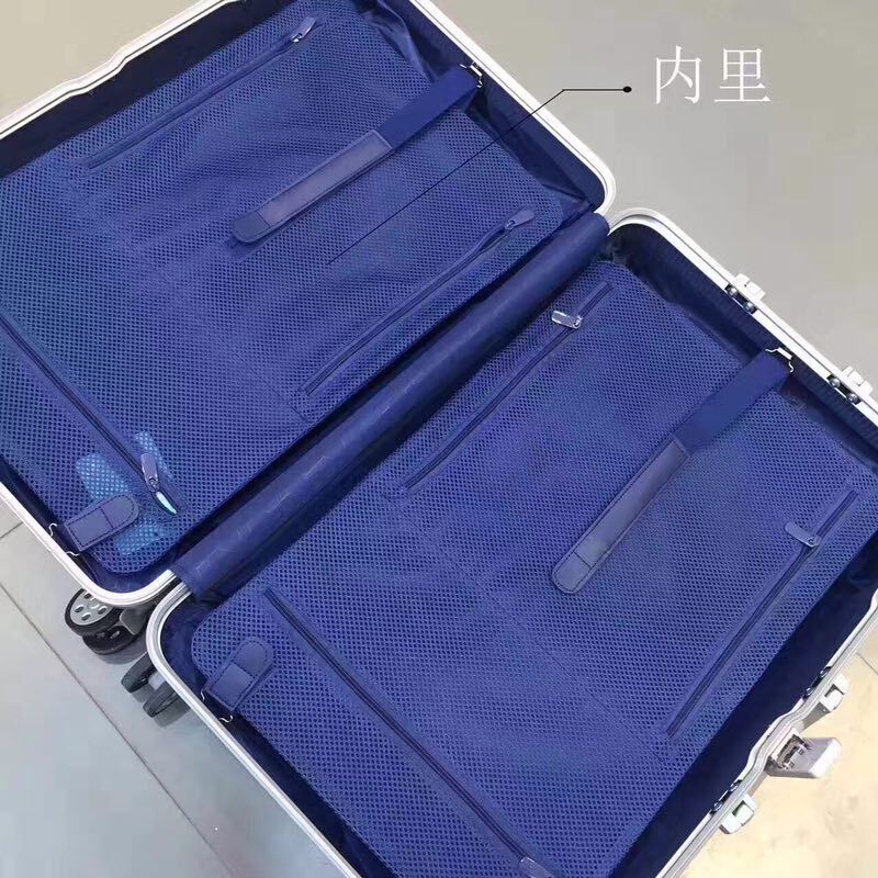 Aluminum, magnesium alloy fashion, aluminum frame, pull rod box, ladies' metal travel box, men's business case