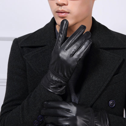 Men's leather gloves