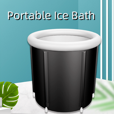 Bain de glace Portable, anneau d'air gonflable, bain en PVC, support de baignoire domestique, baignoire pliable pour thérapie de récupération en plein Air