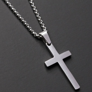 Simple cross necklace