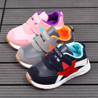 new spring children sports shoes baby shoes leather shoes, fashion casual function B107