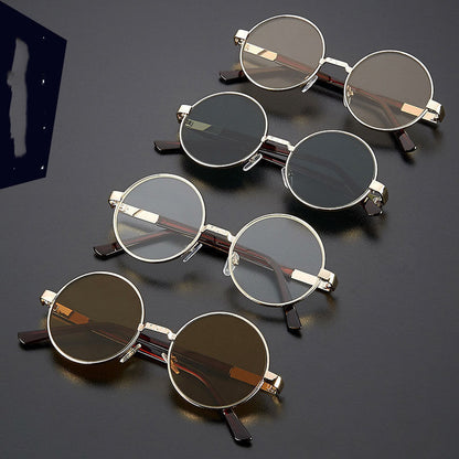 Trendy Round Frame Glasses