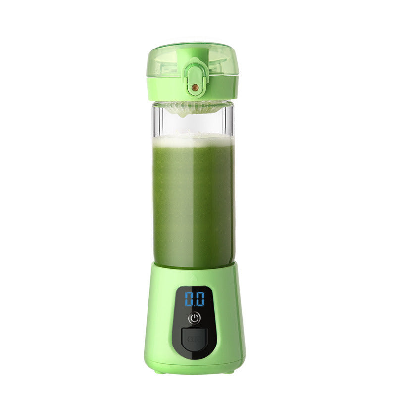 Mini elektrisk juicekopp glas portabel juicepress laddning hushållsmatlagning mixer kopp juice maskin