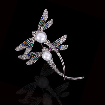 Broche en alliage de haute qualité pour femme, broche en diamant