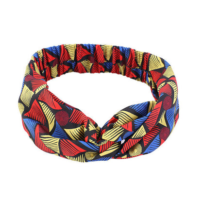 Bandeau imprimé à motif africain pour femmes, style torsadé