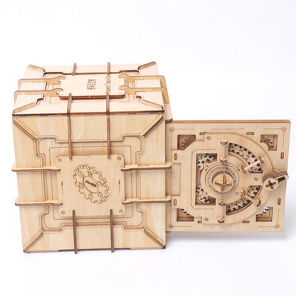 Kids Wood Pussel Lösenord Box Toy