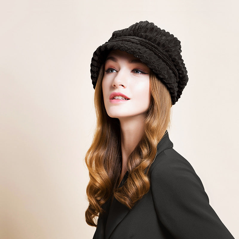 Chapeaux d'automne et d'hiver pour femmes, chapeaux de style occidental pour dames