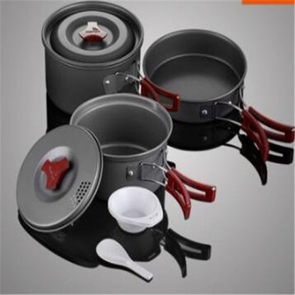 Batterie de cuisine de pique-nique, ensemble de casseroles de camping, casserole de camping