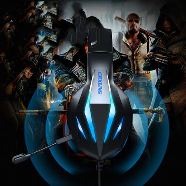 Headset Gaming Headset med lysande trådbundet gamingheadset