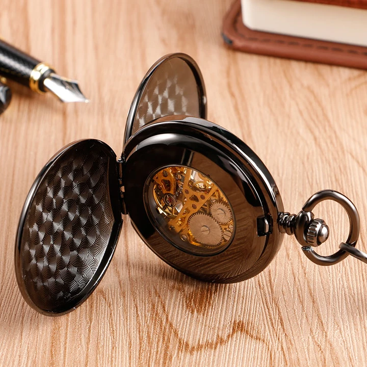 Vintage manual mechanical pocket watch