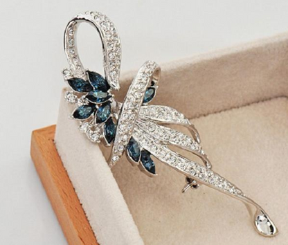 Version coréenne de broche en cristal de bijoux féminins