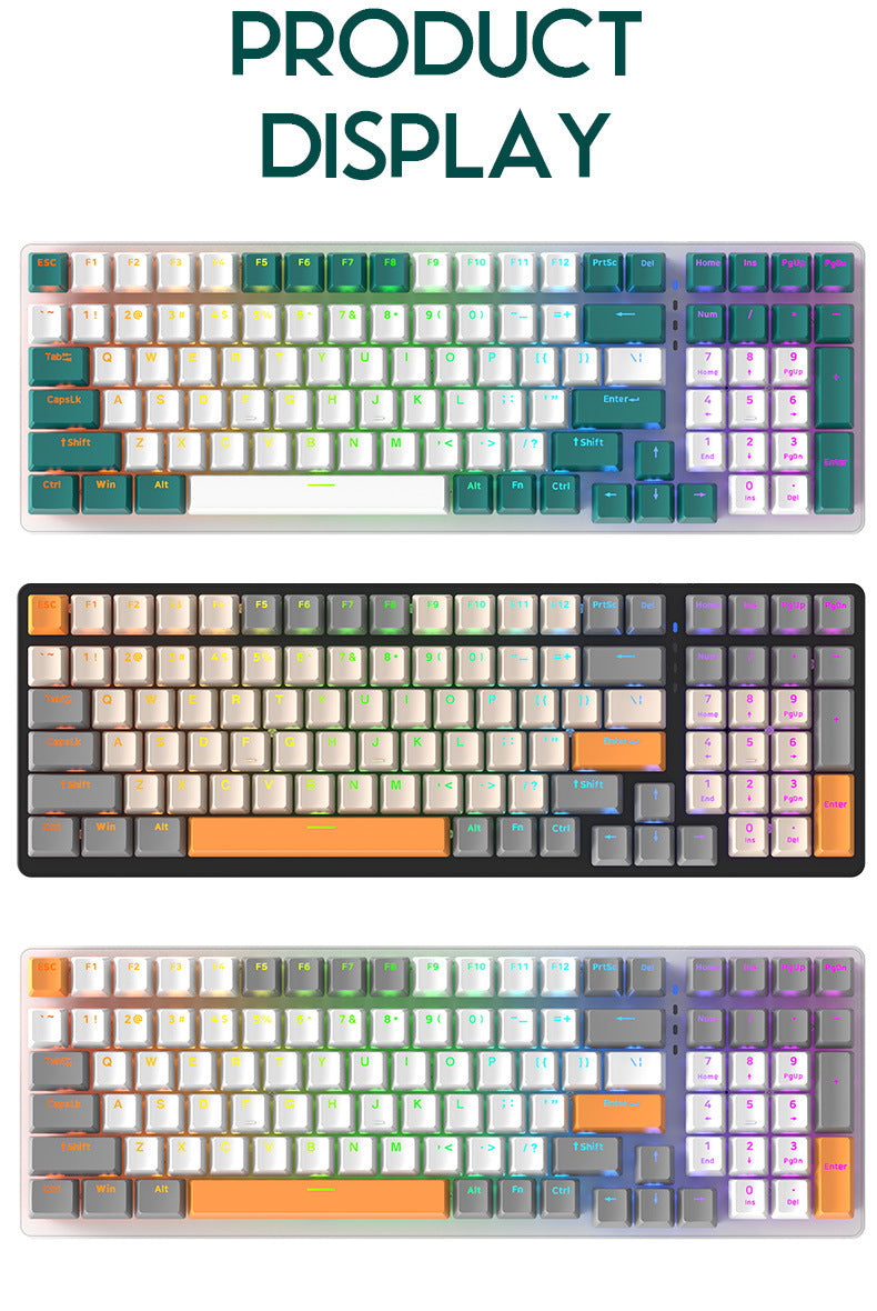 Plastic Mechanical Keyboard For Computer