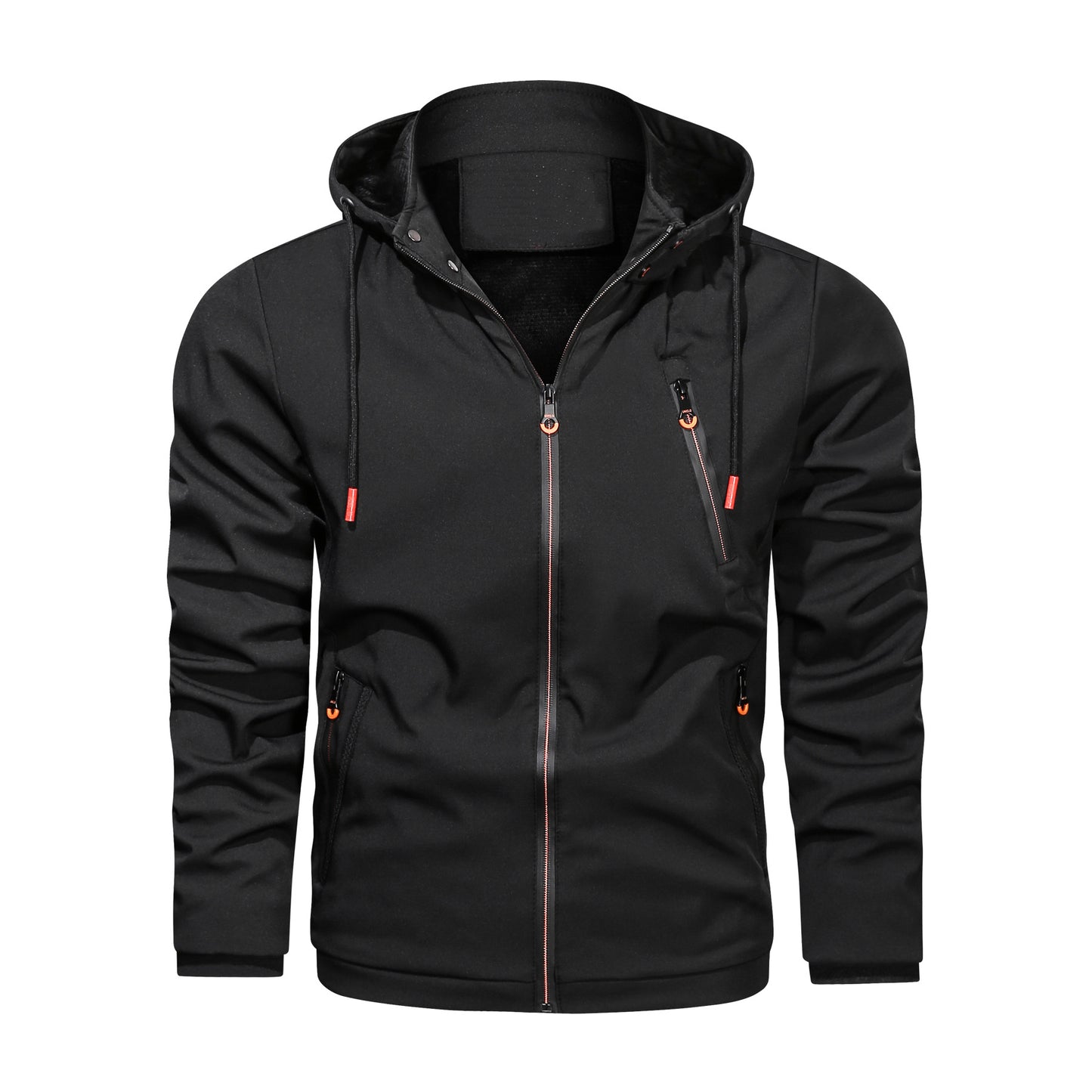 Spring And Autumn Men Detachable Hooded Jacket