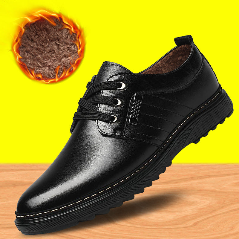 The new shoes shoes fall 2021 men's business casual shoes men shoes shoes round British Dad