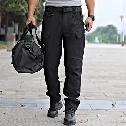 Men's Camouflage Outdoor Stretch Wear-resistant Loose Trousers