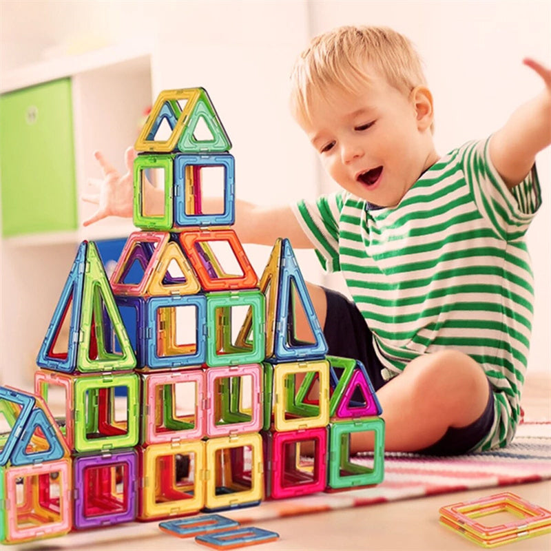 Blocs de Construction magnétiques bricolage aimants jouets pour enfants ensemble de Construction de concepteur cadeaux pour enfants jouets