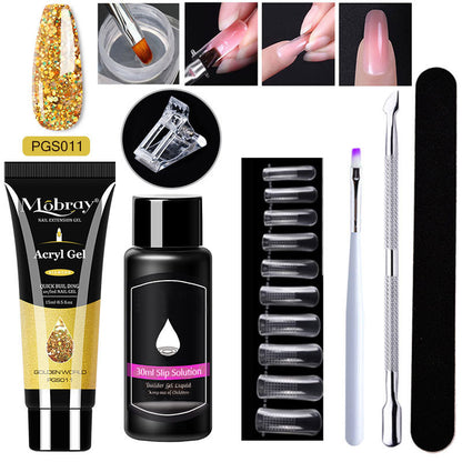 7-delad Nail Art Crystal Extender Set