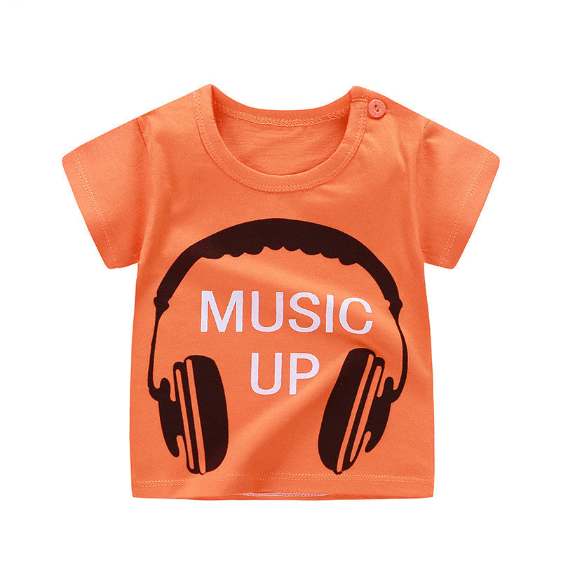 cotton children t-shirt short sleeve