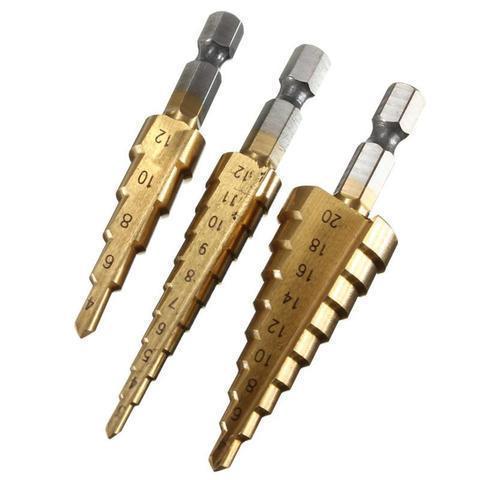 Save 3-Set HSS Titanium Coated Drill Bit