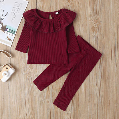 Lotus Leaf Girl Pants - Professional Design