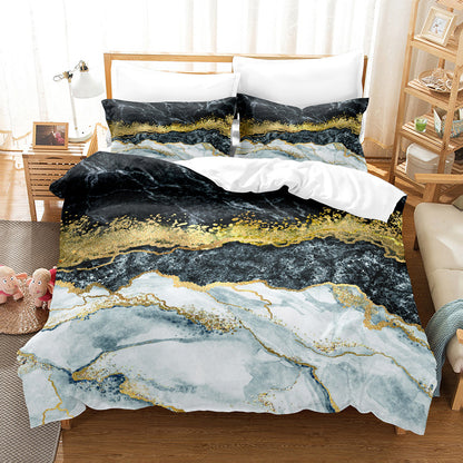 Tre konstmarmor hemtextil linnelakan