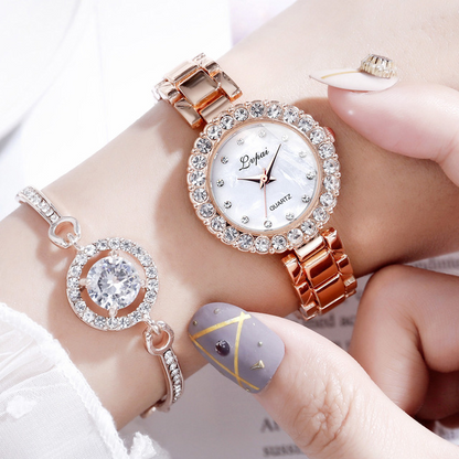 Montres-ensemble Bracelet horloge Bracelet montre-Bracelet Quartz femmes mode dames marque de luxe