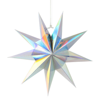 3D Paper 9 Point Star Lantern For Wedding Decor Birthday Party Decoration Christmas Halloween Party