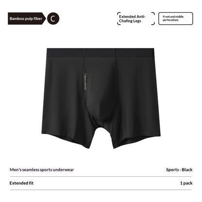 Mens Bamboo Pulp Fiber Extended-length Athletic Underwear