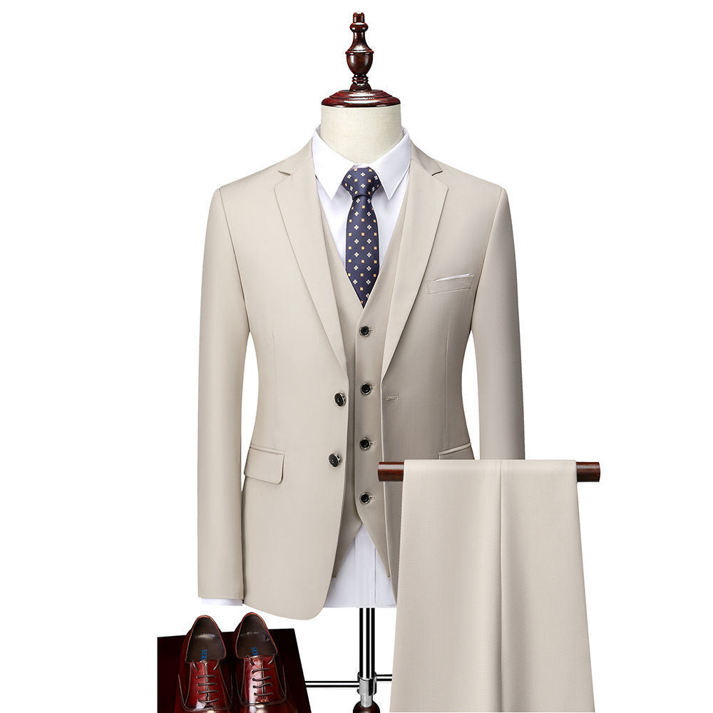 Men's Ruffian Handsome Casual Suit Full Set