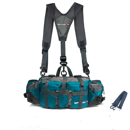 Sac de taille tactique pour hommes et femmes, sac à bandoulière multifonction étanche, Camping en plein air, randonnée, équitation, voyage, Sport, bouilloire, sac à dos