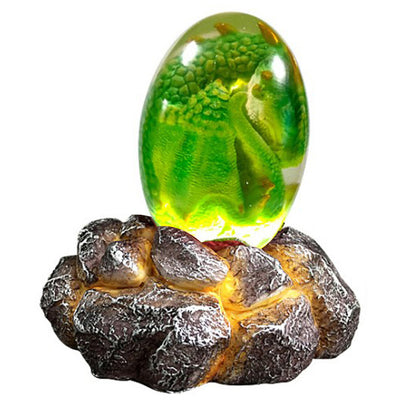 LED Lava Drage ägg Dekor Dinosaur ägg staty Resin Dragon ägg kristall Mineral Gemstone Reiki Hem Inredning