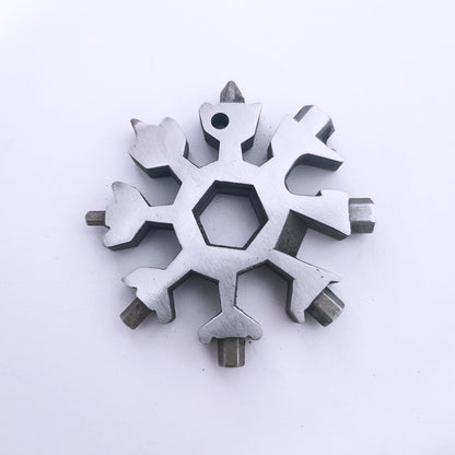 Creative Snowflake Shape Six Angle Wrench Portable Bicycle Maintenance Gadget