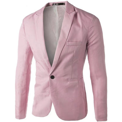 Fashion Men's Casual Single-breasted Small Suit