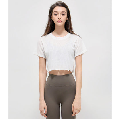 Yoga Clothes Short Sleeve Workout Top