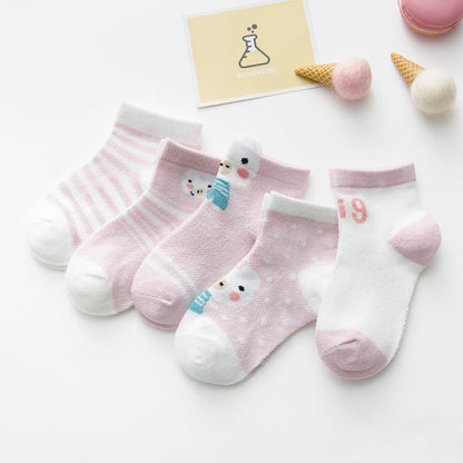 Cartoon Thin Children's Mesh Socks, Children's Socks