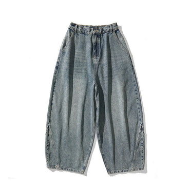 Men's Casual Jeans Plus Size Fashionable Wide Leg Pants