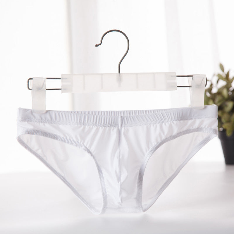 Men's Ice Silk Seamless Underwear Bulge Bag Ultra-thin Men