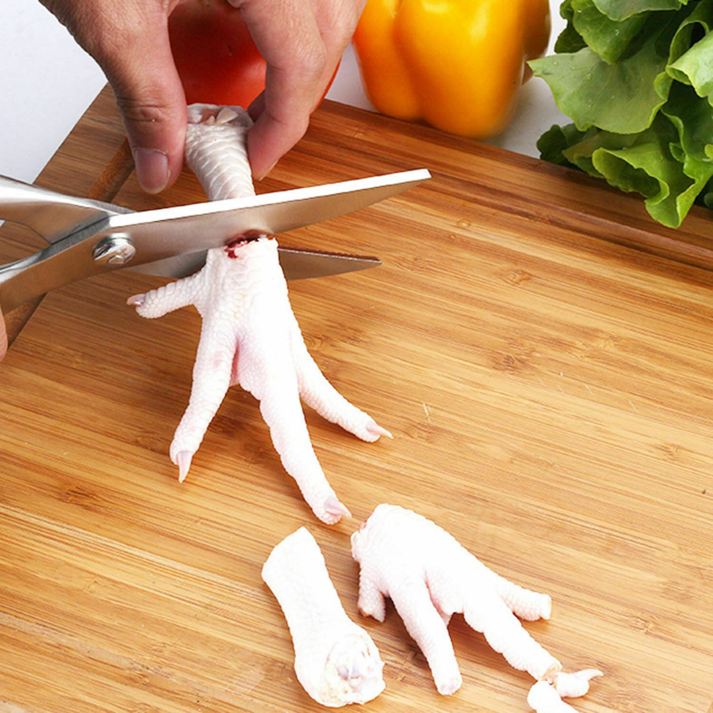 Couteaux Ciseaux de cuisine en acier inoxydable, ciseaux à os de poulet, de volaille, Gadgets de cuisine, couteau japonais de Chef, ciseaux de cuisson en acier inoxydable pour os de poulet et de volaille