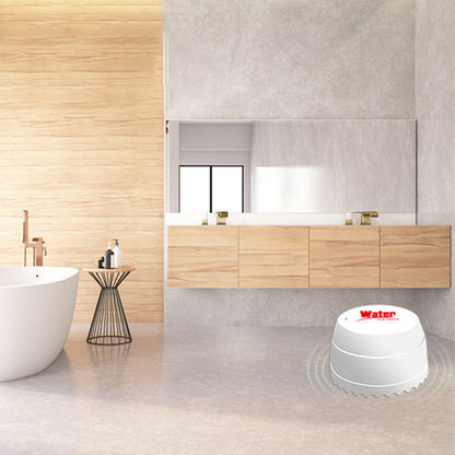Smart WiFi Leak Detector for Home Overflow & Flood Detection - TechGuard