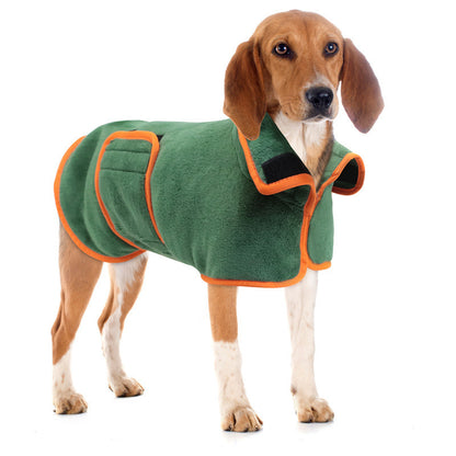 Peignoir pour chien, manteau de séchage pour animaux de compagnie, serviette de plage absorbante en microfibre pour grands, moyens et petits chiens, chats, séchage rapide