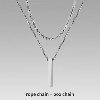 Jewelry Men Boy Gift Chain Crystal Necklace