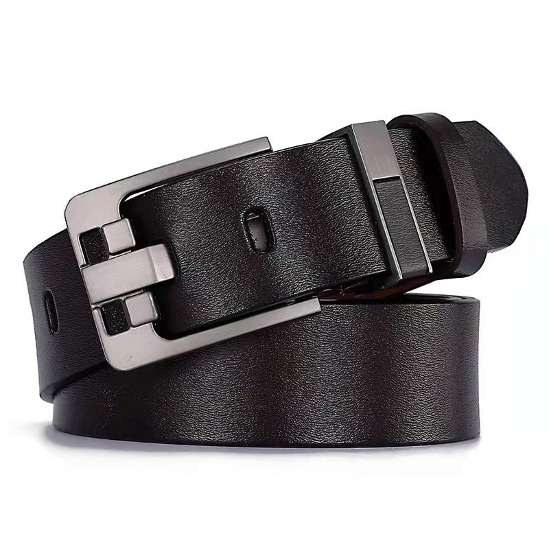 Men's Retro Oversized Wide Needle Buckle Belt - Bold Statement