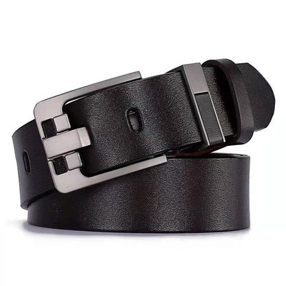 Men's Retro Oversized Wide Needle Buckle Belt - Bold Statement