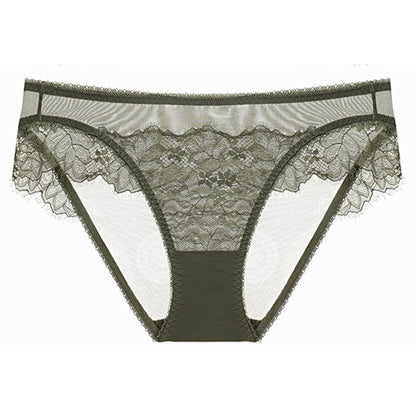 Women Breathable Plain Weave Spandex Panties