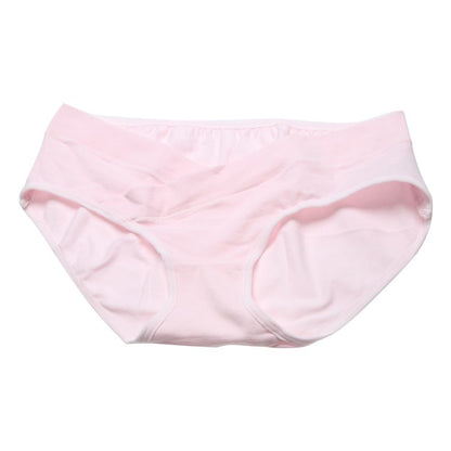 Soft Cotton Belly Support Panties for Pregnant Women Maternity Underwear Breathable V-Shaped Low Waist Panty