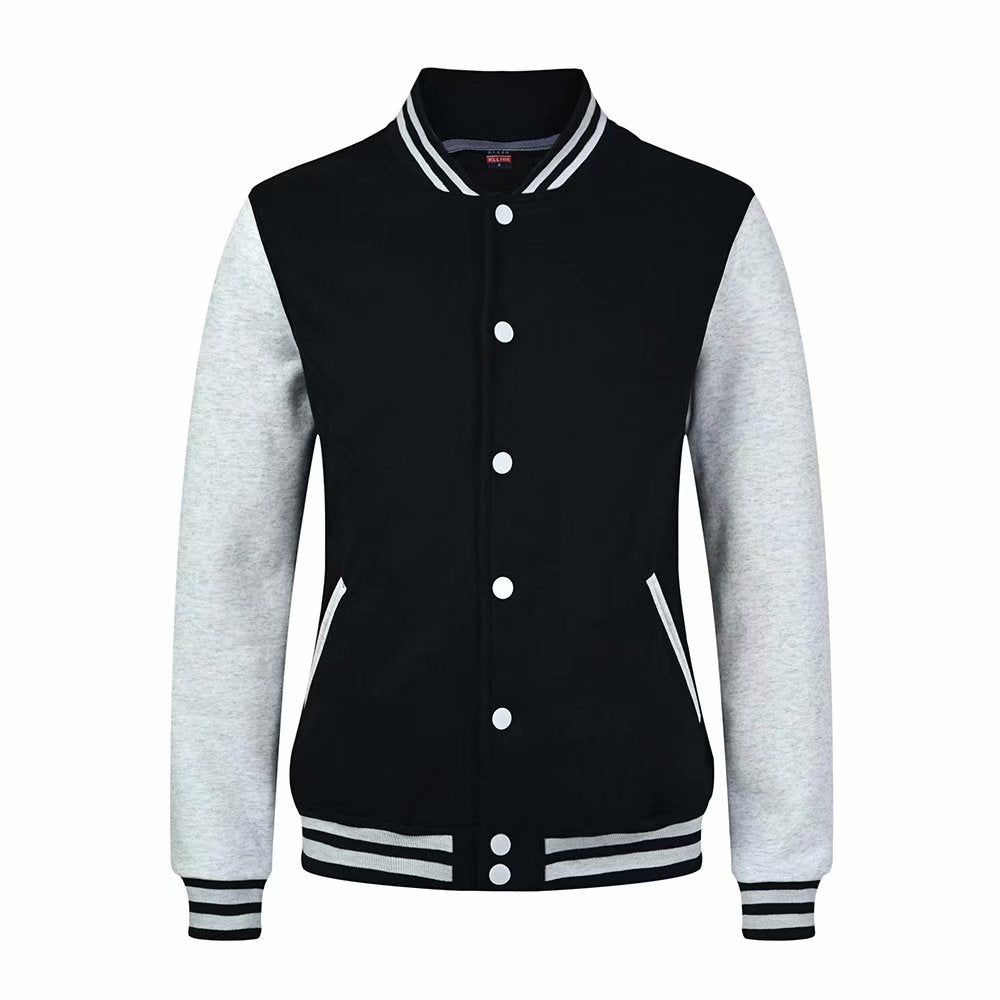 Button padded baseball uniform men and women cardigan sports jacket