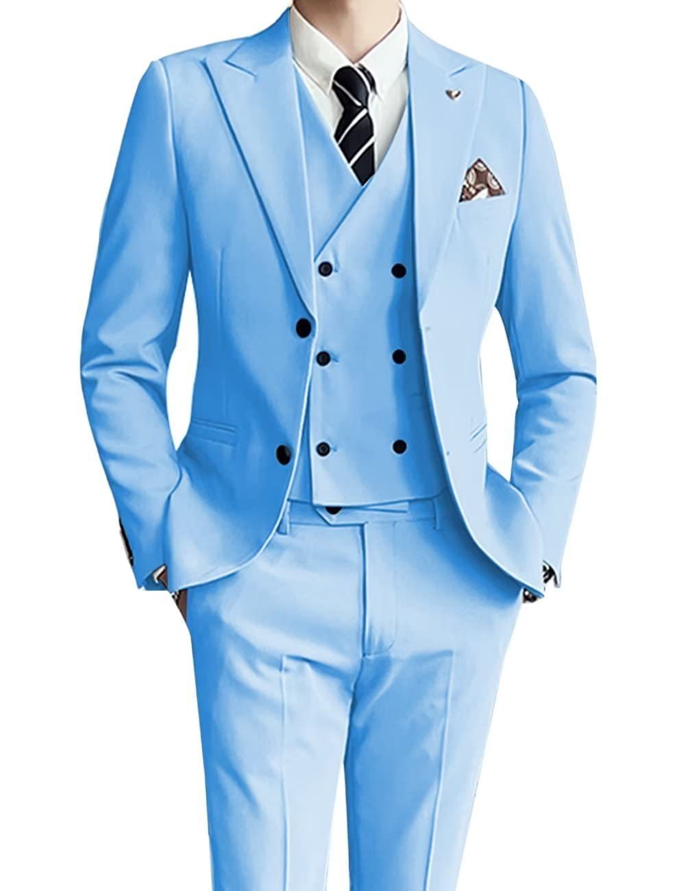 Three-piece Men's Suit Slim Fit Suit