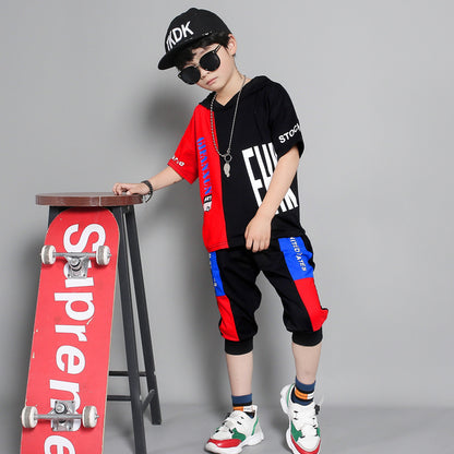 Children's Clothing Summer New Boy Short-Sleeved Suit