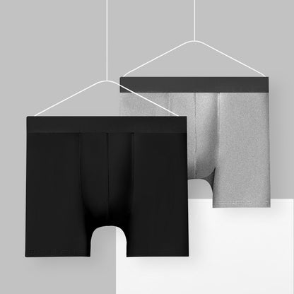 Lengthened Boxer Shorts Ice Silk Thin Breathable Shorts