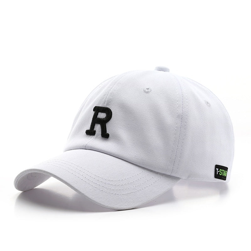 Justerbar keps Letter R Broderi unisex baseballkeps